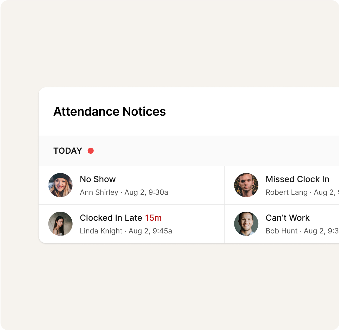 attendance alert image