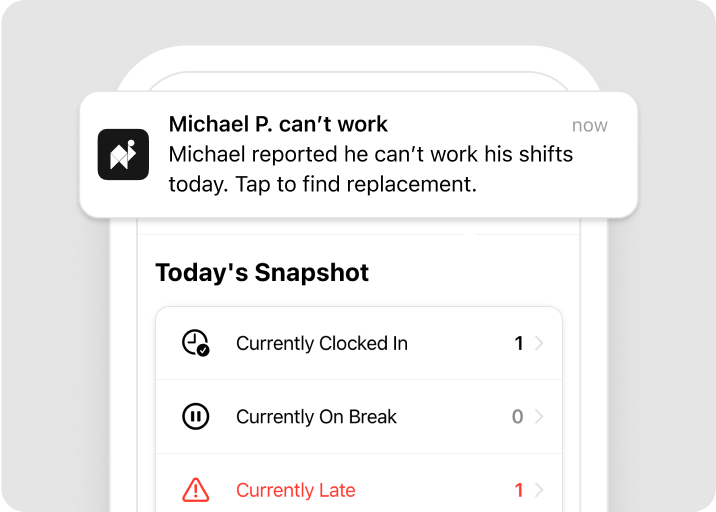 Manage shifts and daily activities image